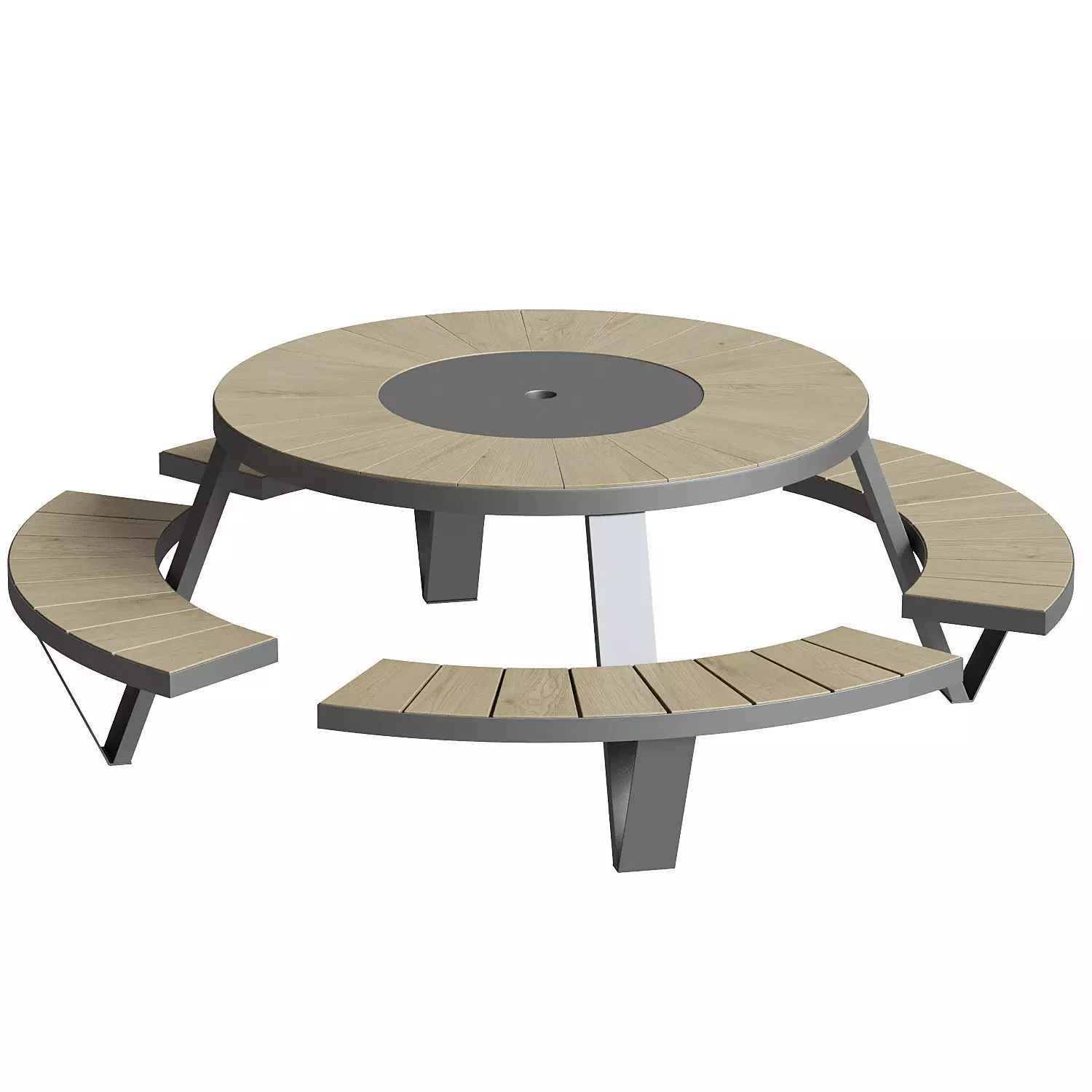Pantagruel Picnic Table 3D model_2