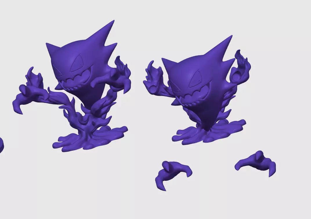 Haunter Pokemon Ghost Figure 3D print model_0
