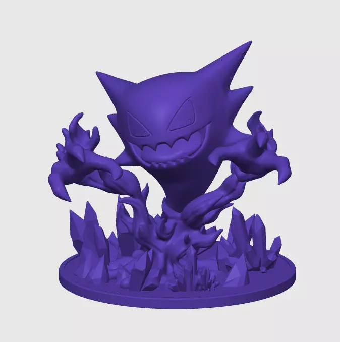 Haunter Pokemon Ghost Figure 3D print model_2