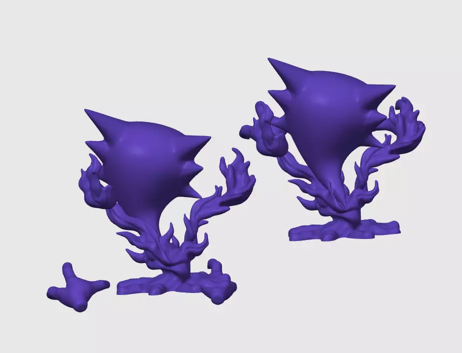 Haunter Pokemon Ghost Figure 3D print model_1
