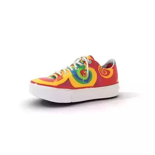 Vibrant Spiral Sneaker model pack