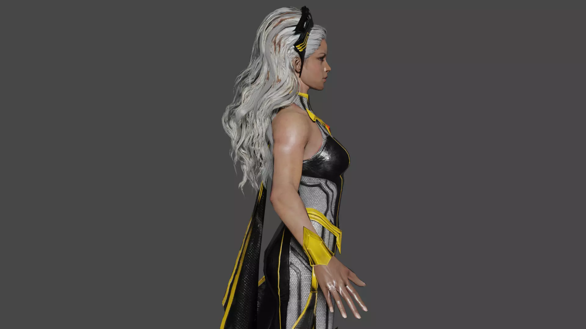 Storm Low-poly 3D model_3