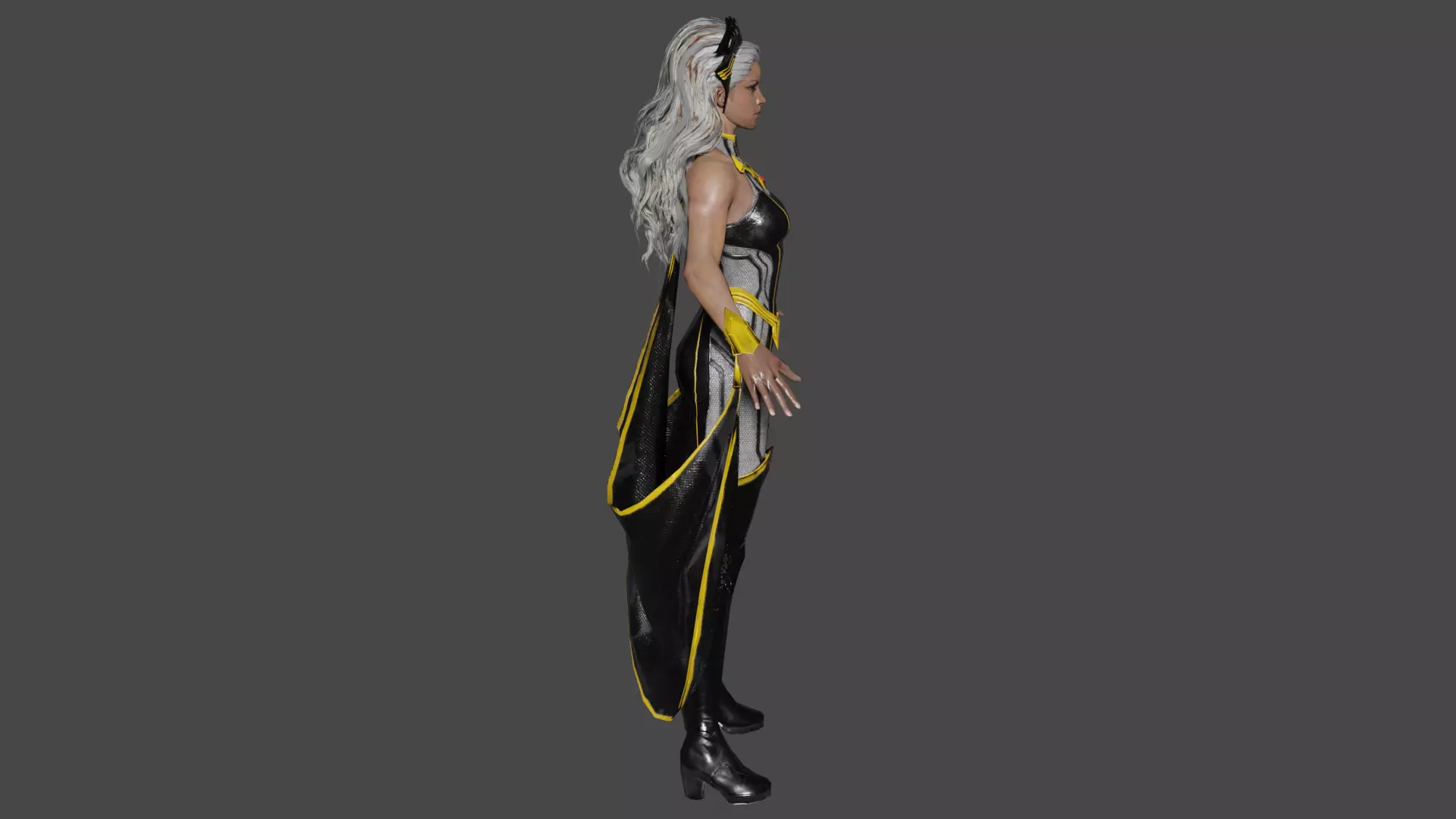 Storm Low-poly 3D model_2