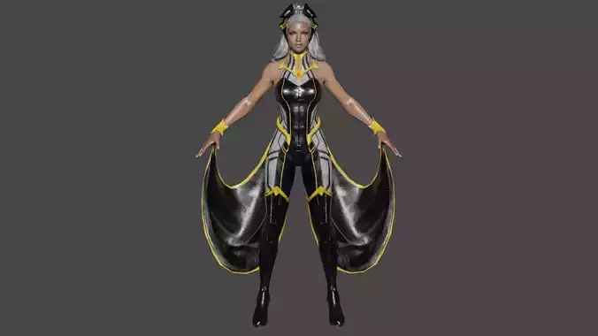 Storm Low-poly 3D model Storm Low-poly 3D model