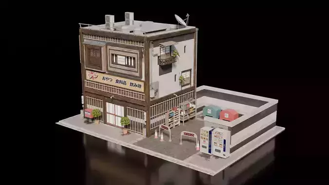 Japanese House 8 3D model