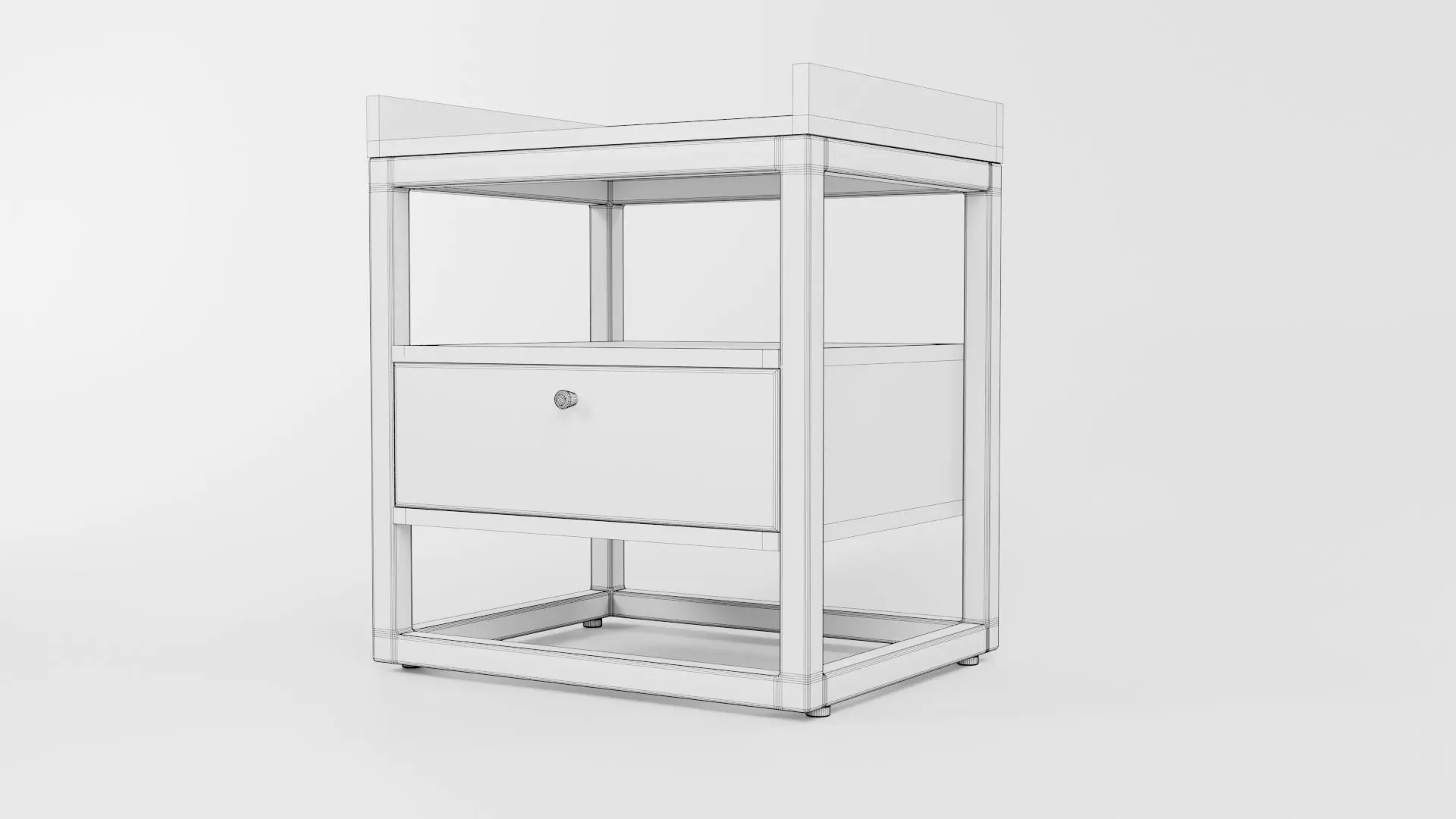 Side Table CG66 3D model_5