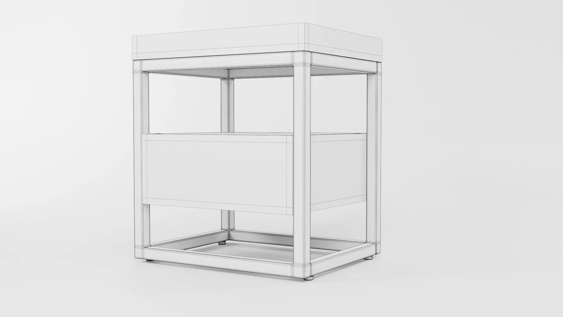 Side Table CG66 3D model_6