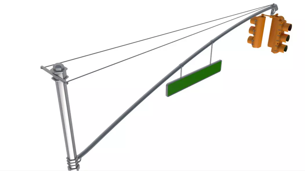 Traffic Lights 3D model_5