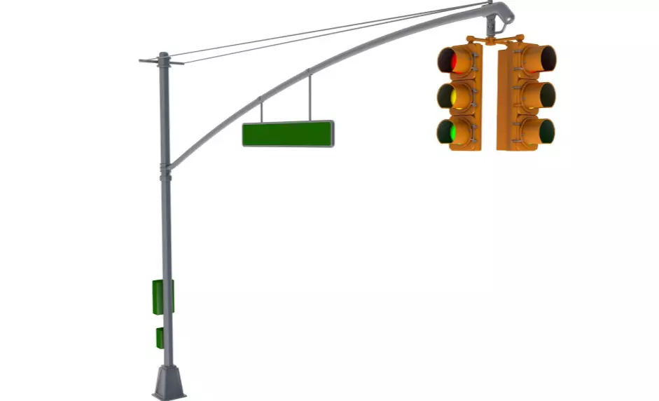 Traffic Lights 3D model_2