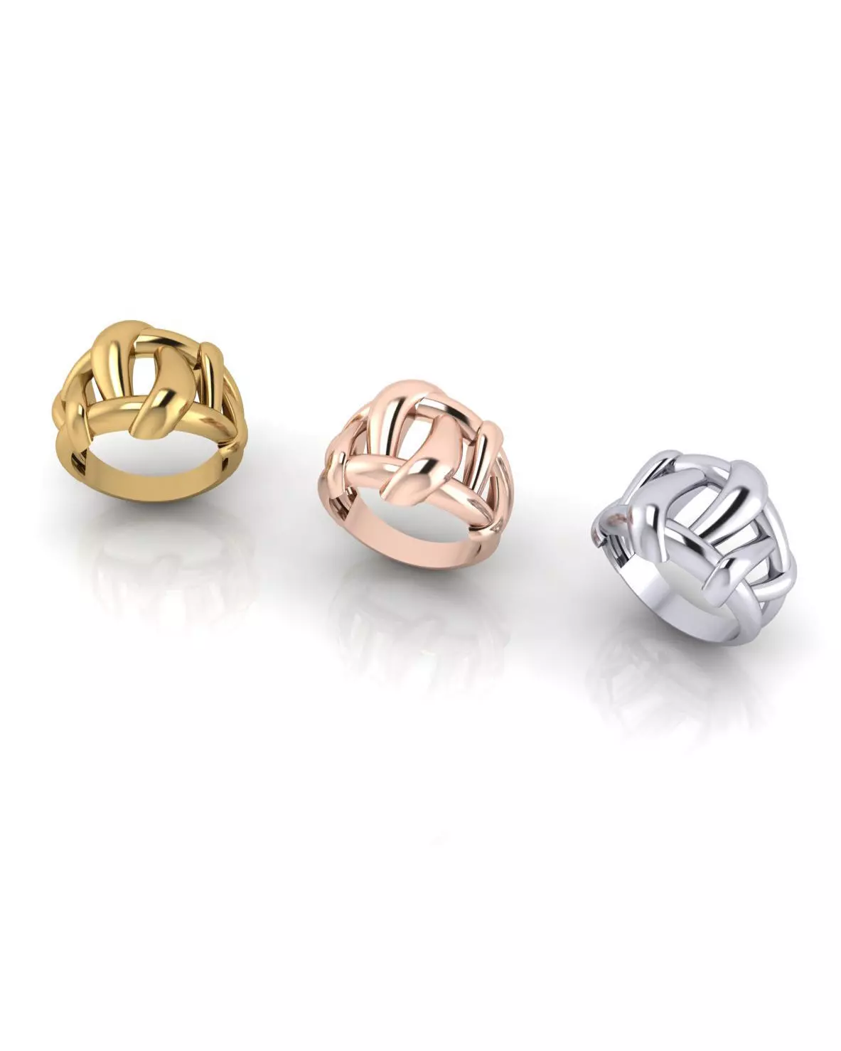 gold ring 3D print model_0