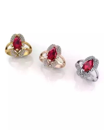 marquise jewelry ring