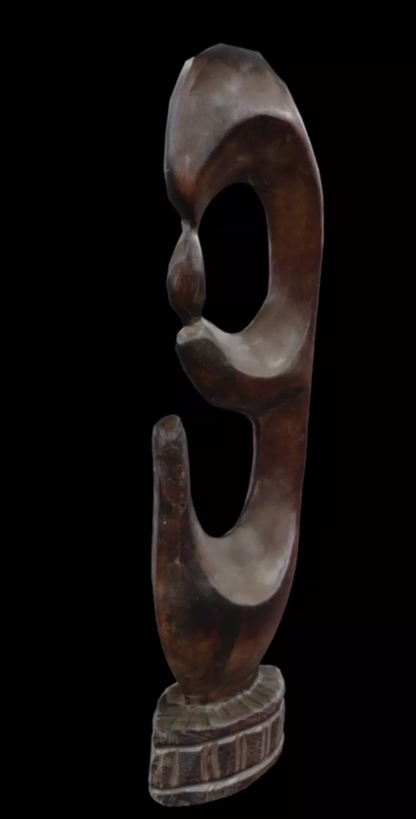 Abstract Mother-Child Low-poly 3D model_5