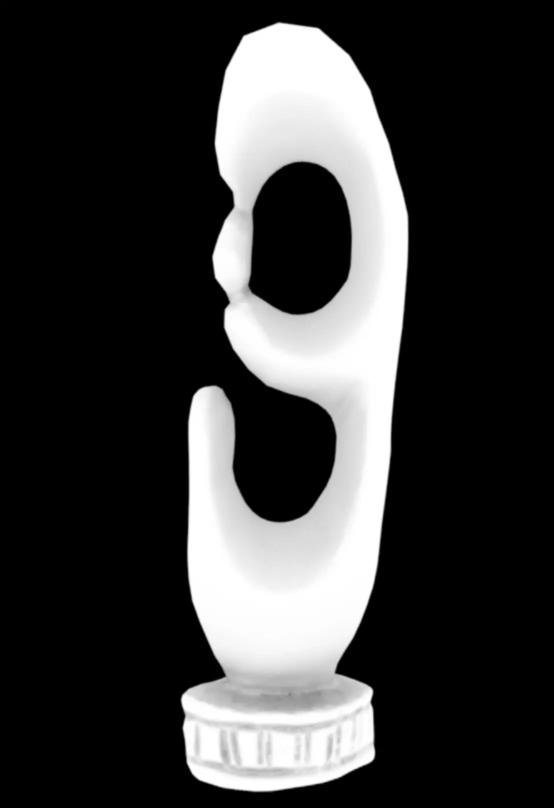 Abstract Mother-Child Low-poly 3D model_10