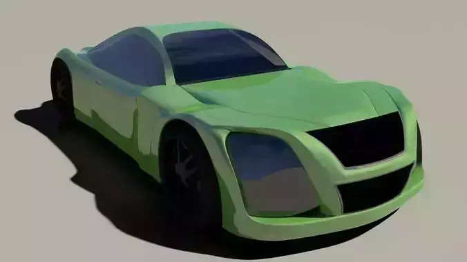 Concept Car Custom  Free 3D model