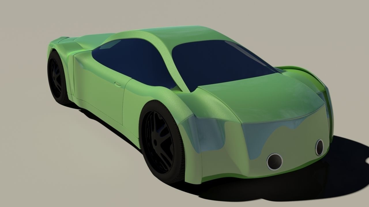 Concept Car Custom  Free 3D model_2