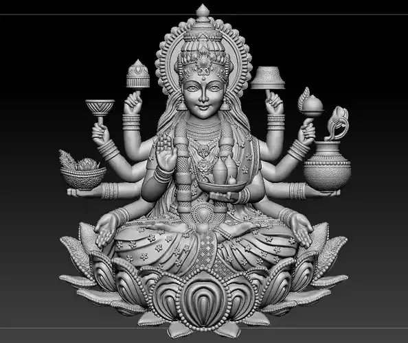 Laxmi Mata 3D print model 