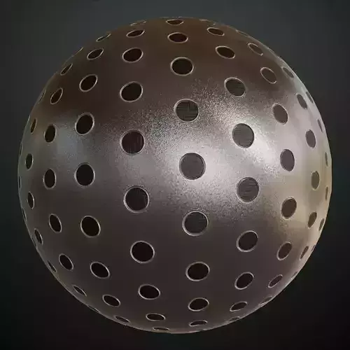 White Painted Diamond Plate Metal PBR SEAMLESS