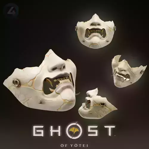 ATSU MASK GHOST OF YOTEI 3D print model
