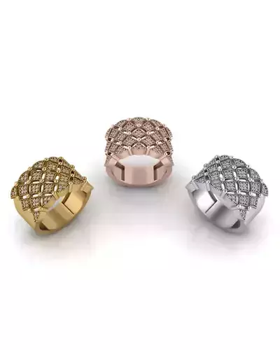 pave setting jewelry ring