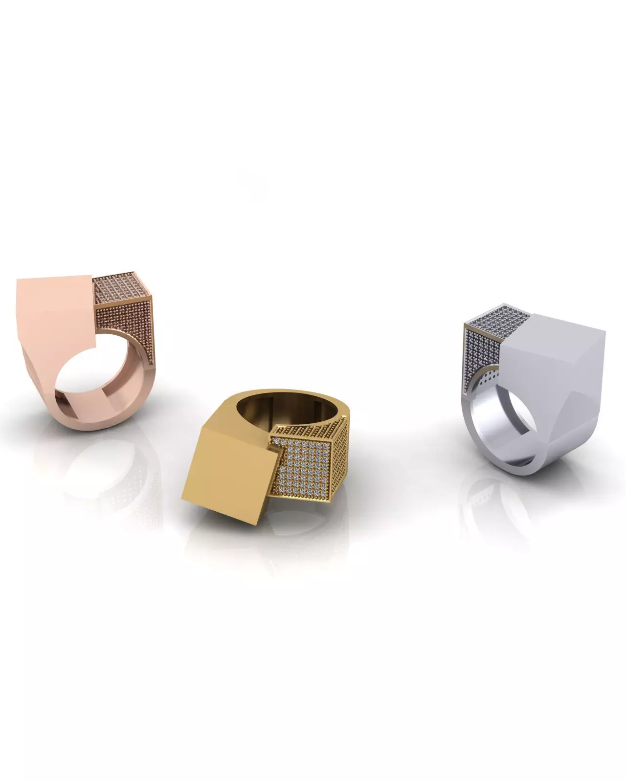 free jewelry ring Free 3D print model