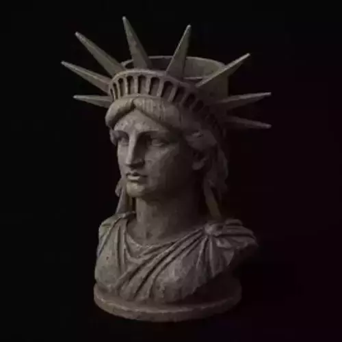 Freedom Liberty Marble Holder Decorative Art