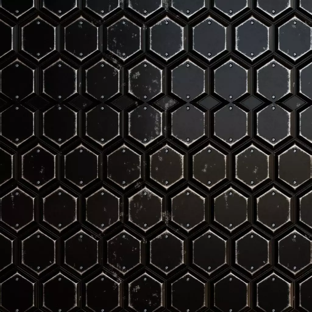 Light Sci-Fi Armored Diamond Plate Panel PBR SEAMLESS Texture_2