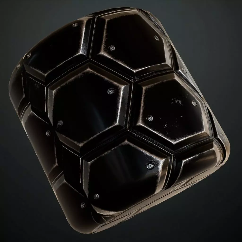 Light Sci-Fi Armored Diamond Plate Panel PBR SEAMLESS Texture_1