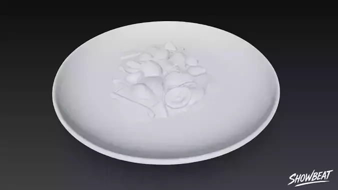 Carpaccio Low-poly 3D model 7