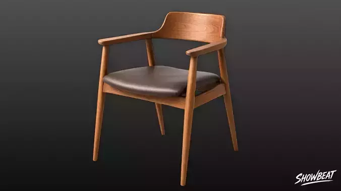Modern Wooden Armchair