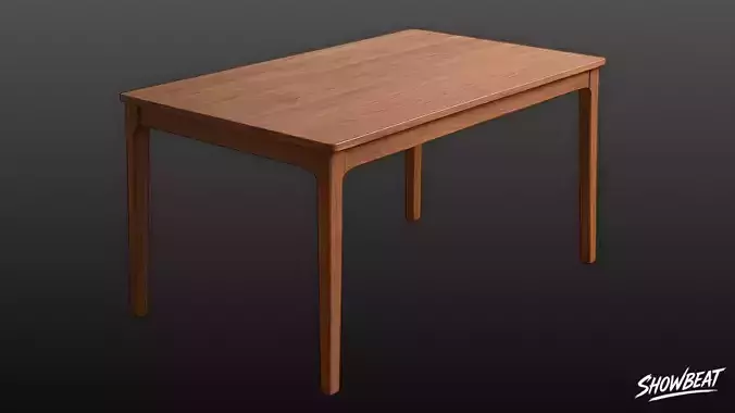 Modern Wooden Rectangular Dining Table