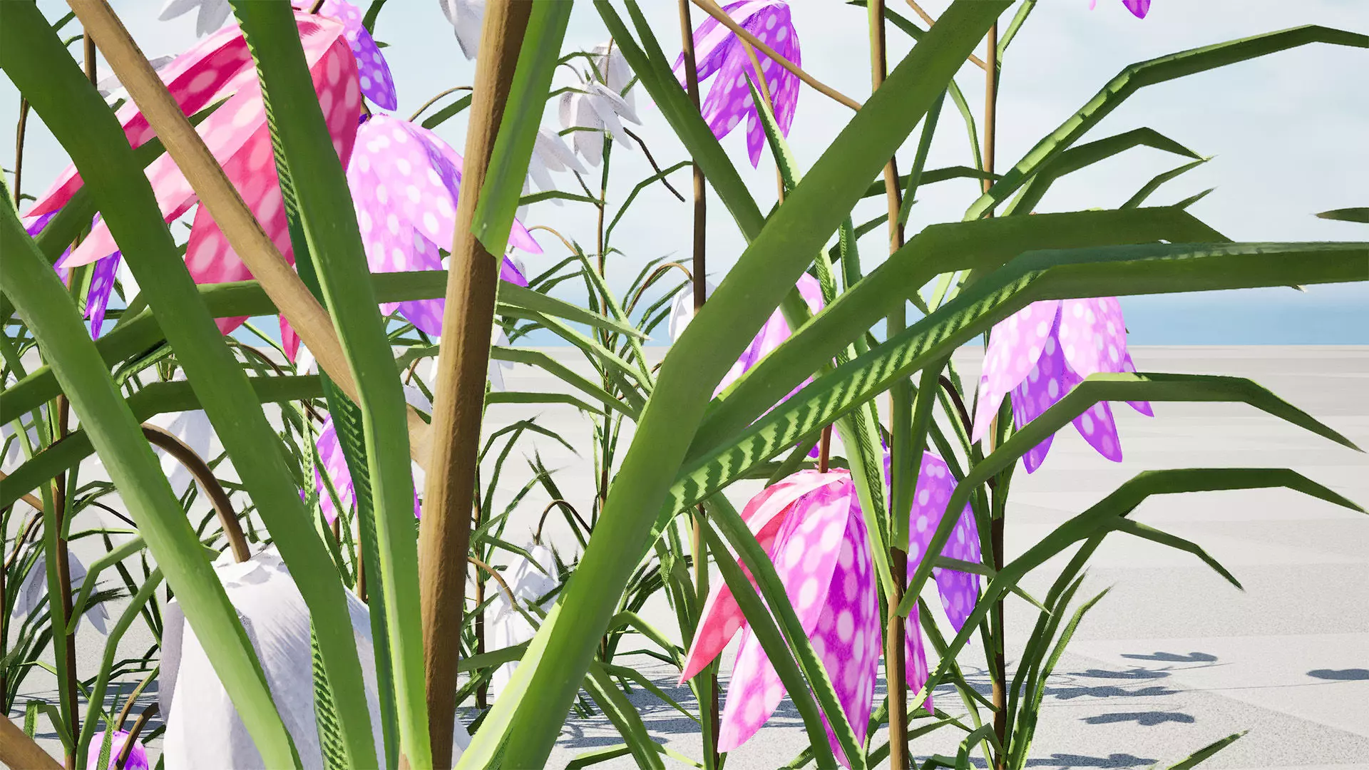 British Fritillary Flowers 3D Models Low-poly 3D model_7