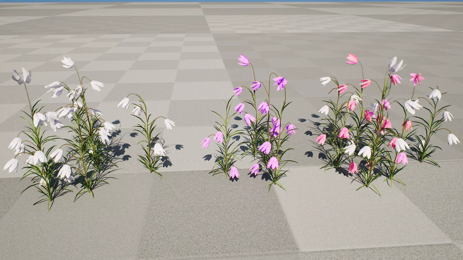 British Fritillary Flowers 3D Models Low-poly 3D model_8