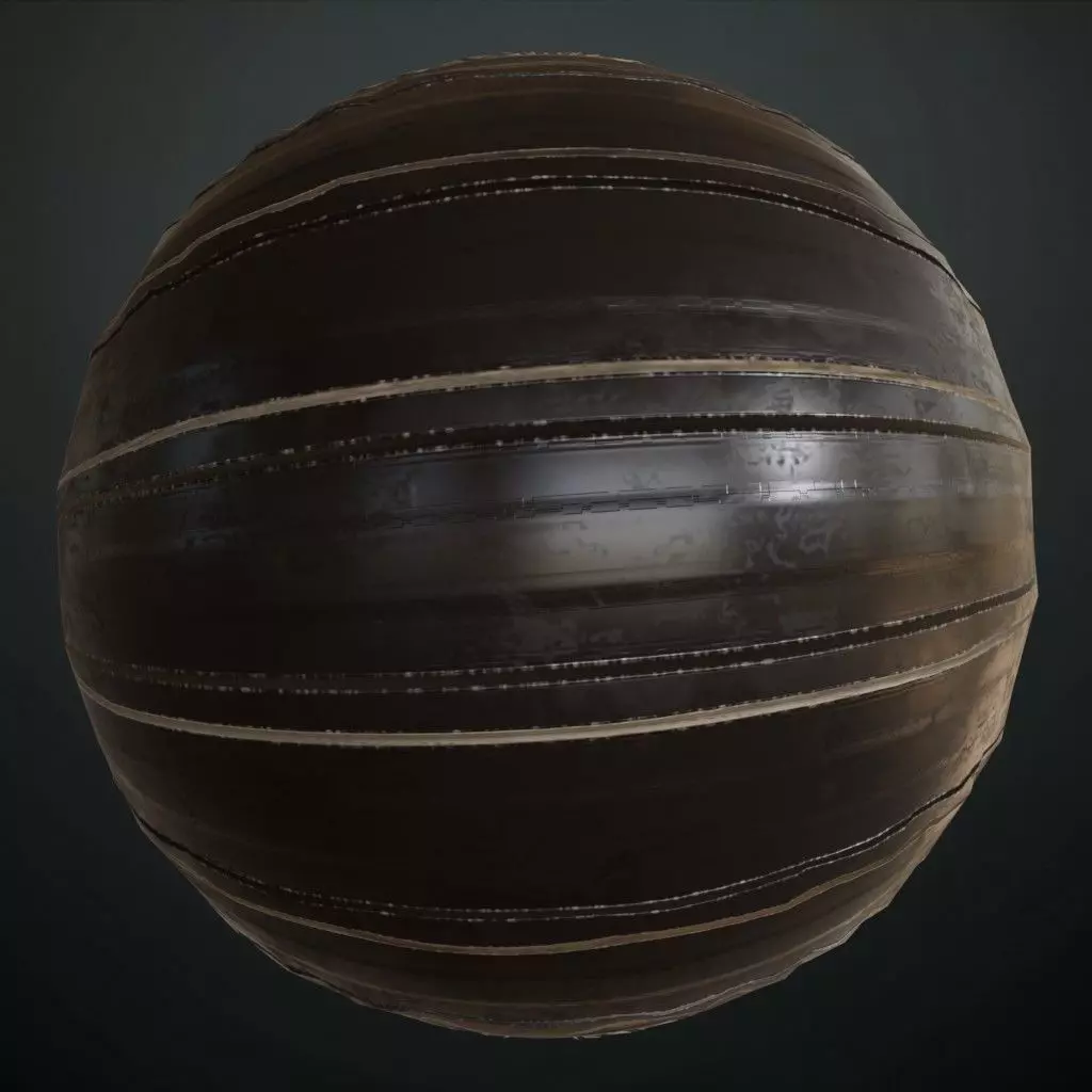 Dark Hexagonal Geodesic Wireframe PBR SEAMLESS Texture_0