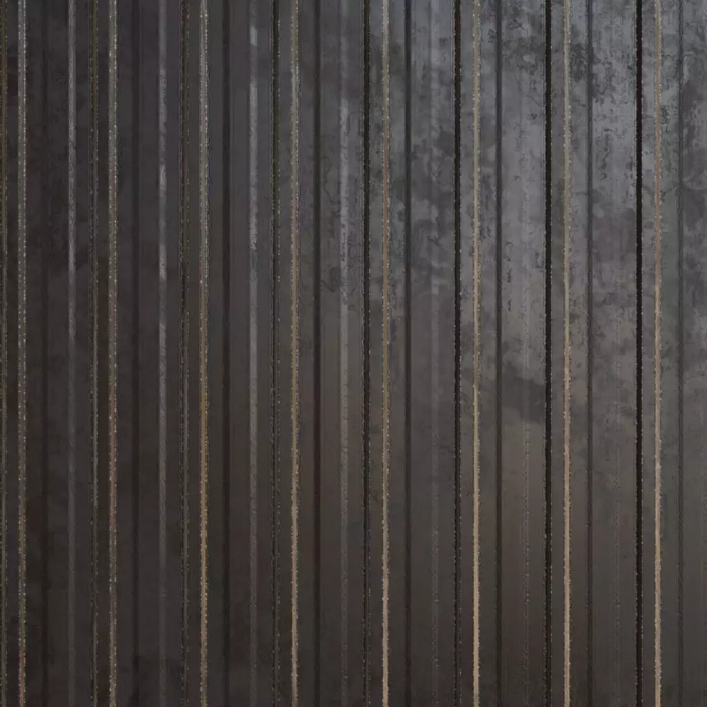 Dark Hexagonal Geodesic Wireframe PBR SEAMLESS Texture_2