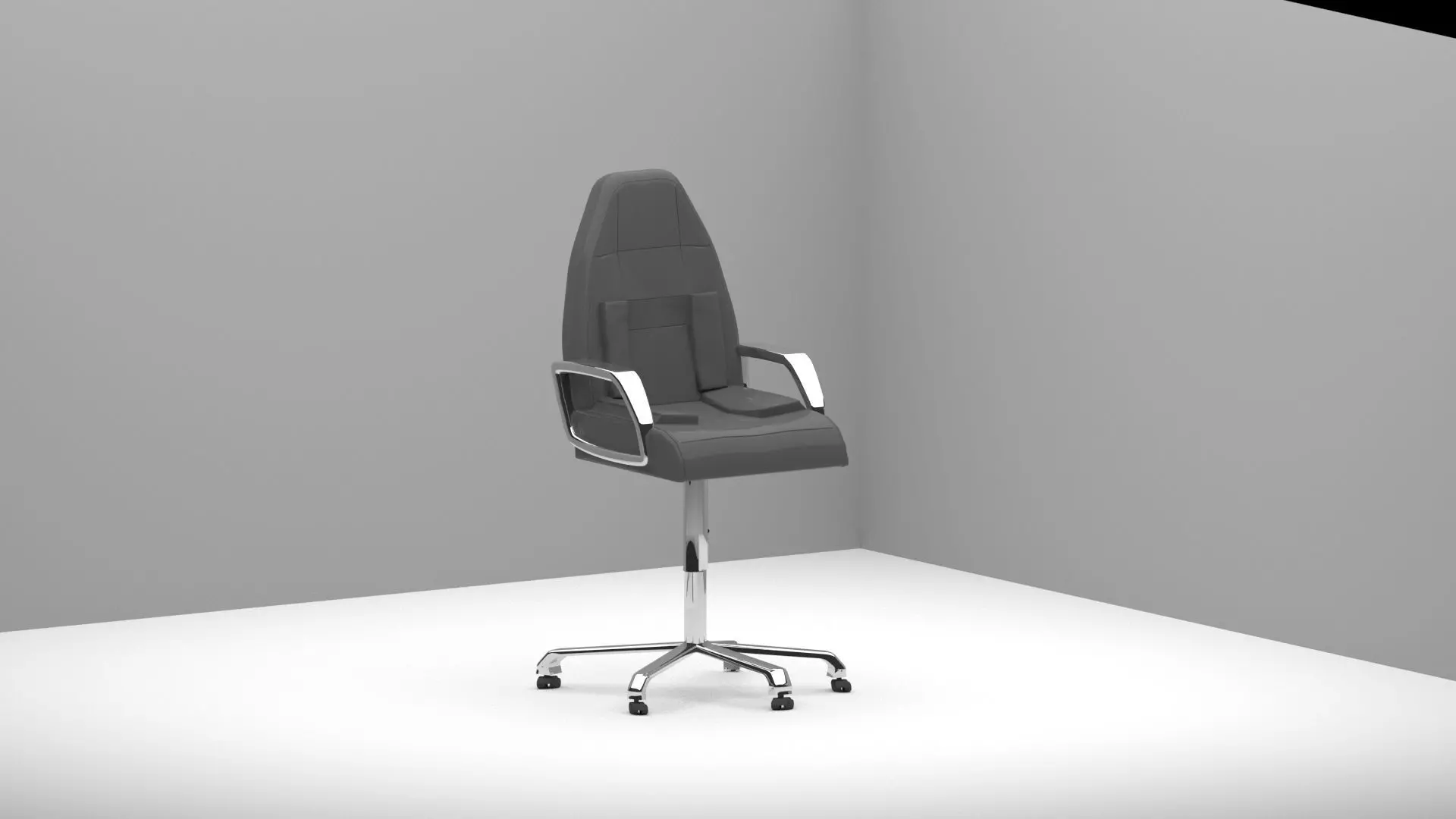 Modern Executive Office Chair 3D Model 3D model_1