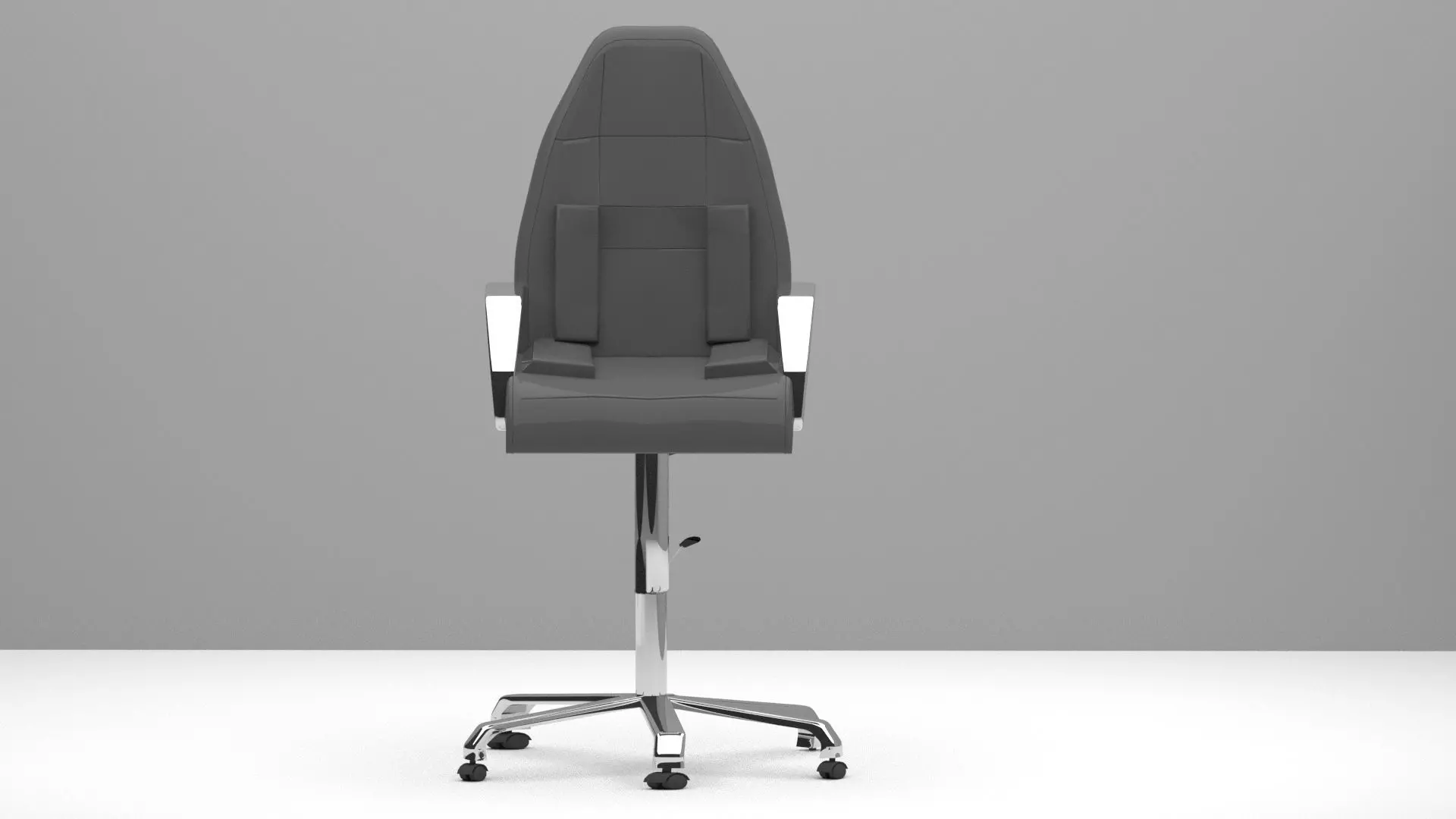 Modern Executive Office Chair 3D Model 3D model_3
