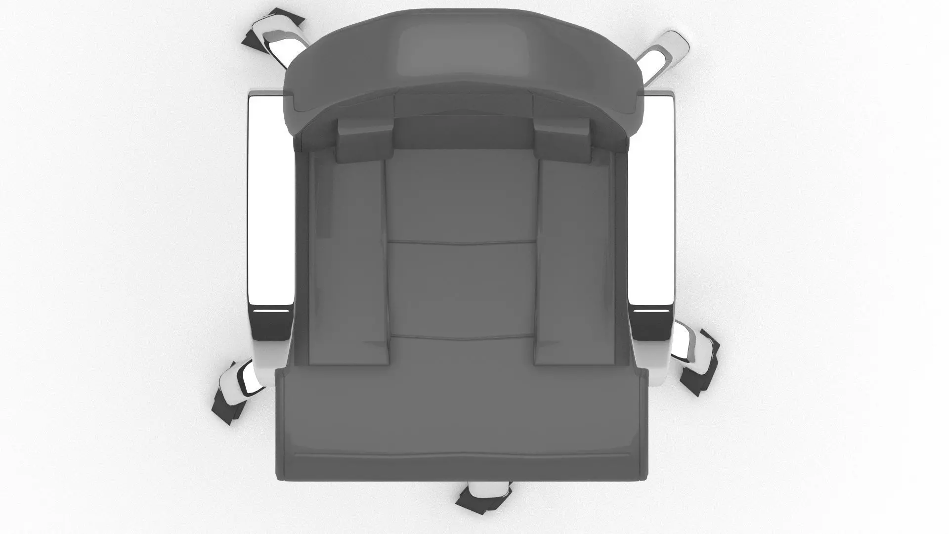 Modern Executive Office Chair 3D Model 3D model_2