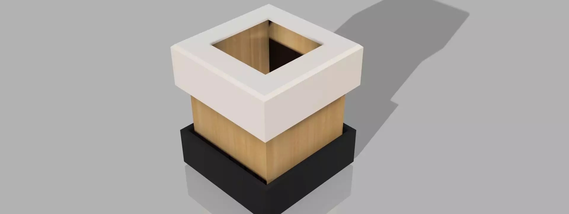Vasetto cubico 3D print model