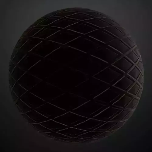 Dark Ornate Fleur-de-lis Grid PBR SEAMLESS