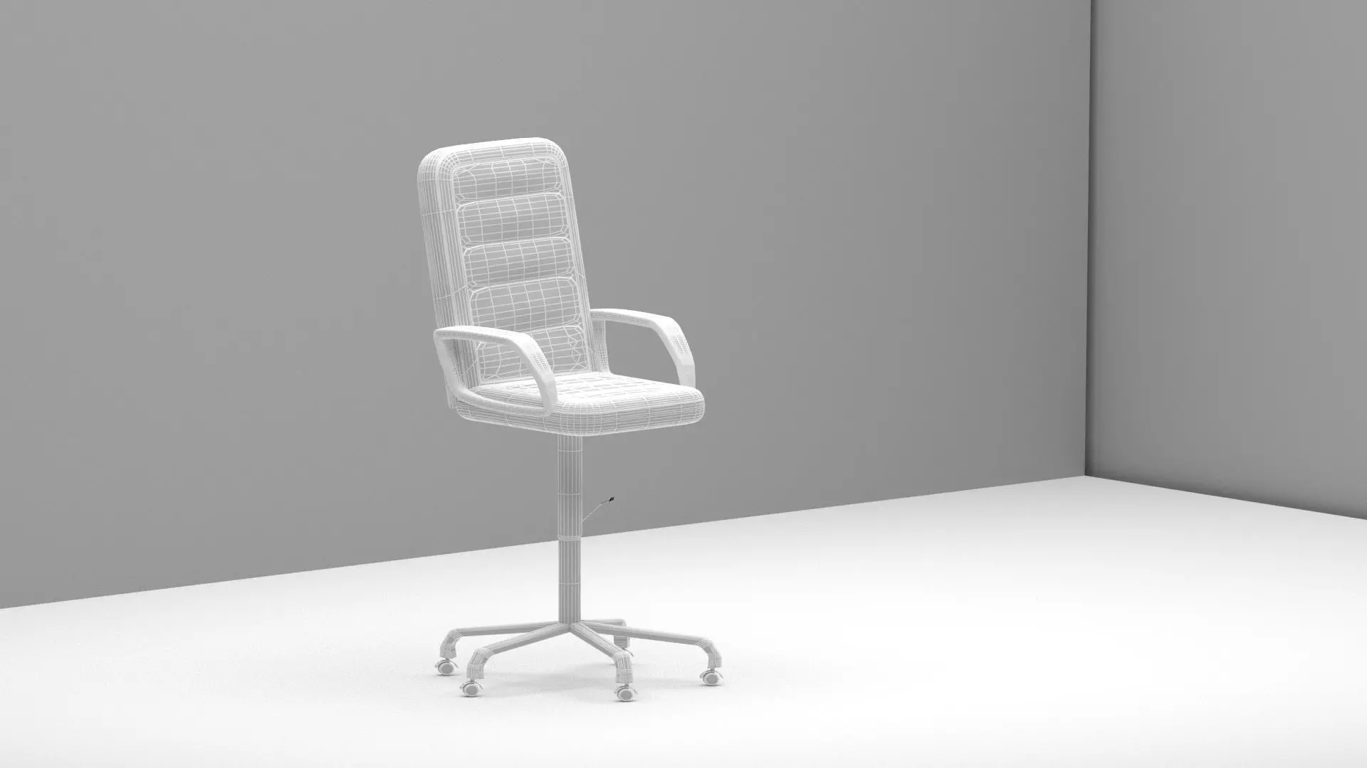 Modern Office Chair 3D Model 3D model_6