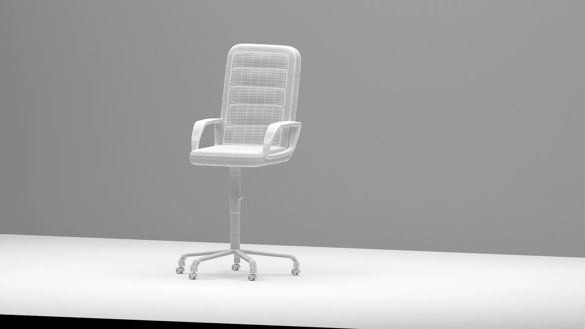 Modern Office Chair 3D Model 3D model_5