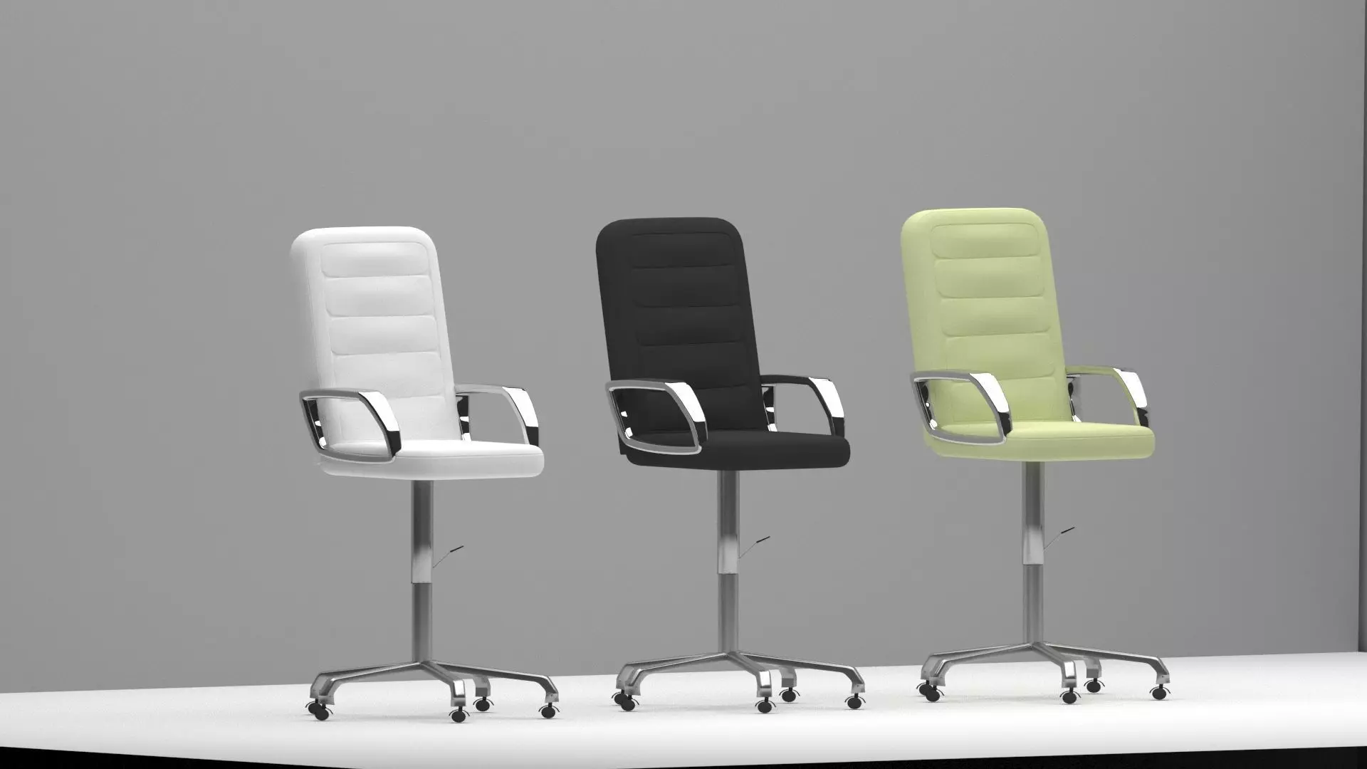 Modern Office Chair 3D Model 3D model_2