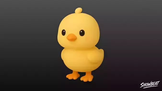 Cartoon Plush Chick