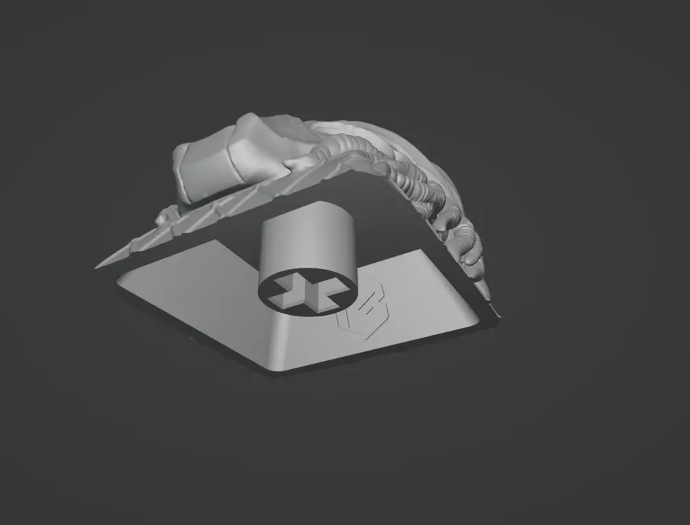 Predator Keycap  3D print model_2