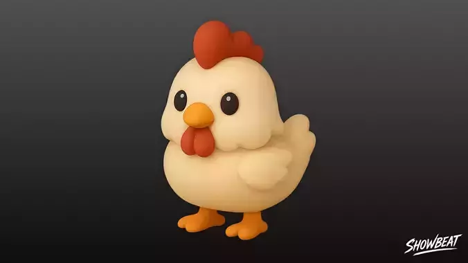 Cartoon Plush Chicken