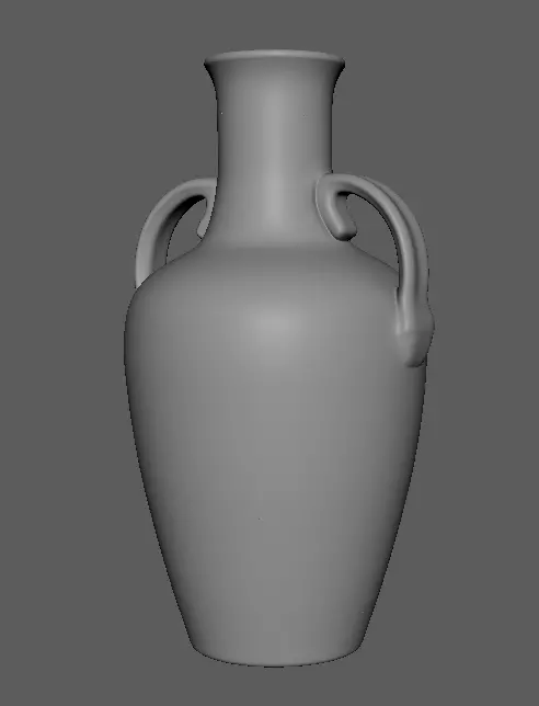decorative vase 3D model_0