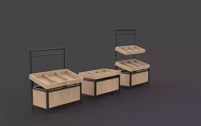 Fruit display shelf  3D model