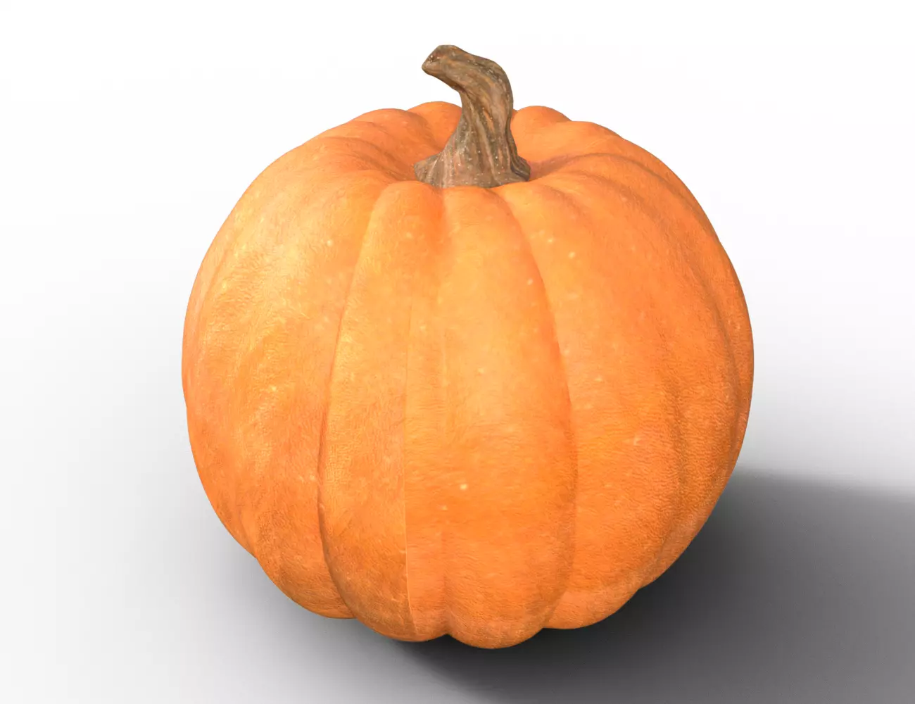 Pumpkin Hollow Grin Low-poly 3D model_5