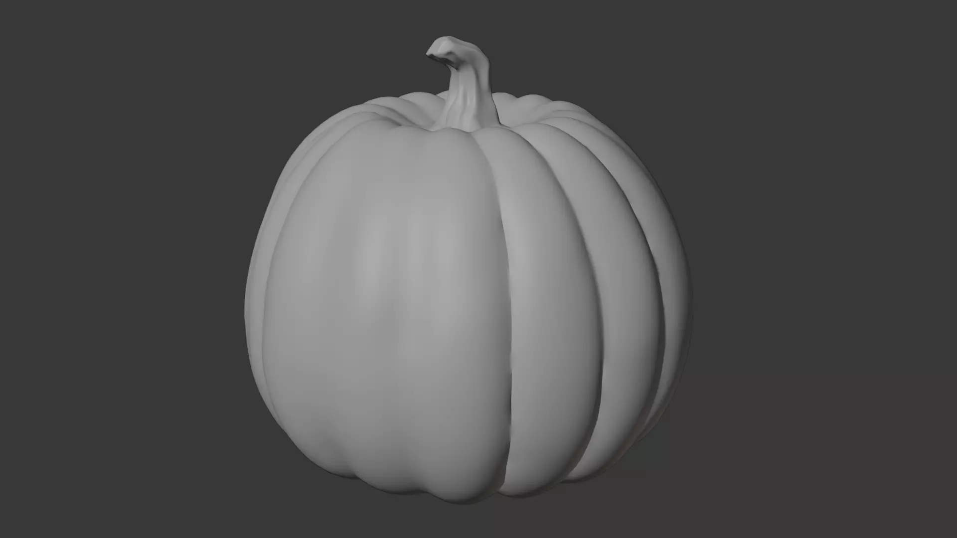 Pumpkin Hollow Grin Low-poly 3D model_17