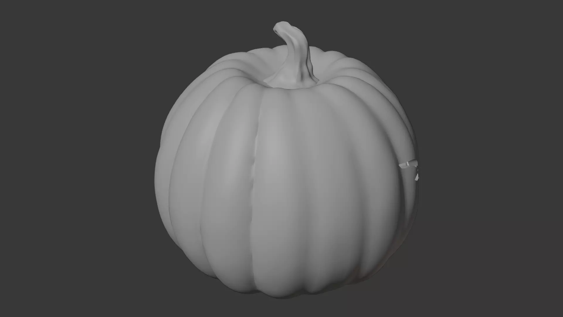 Pumpkin Hollow Grin Low-poly 3D model_15